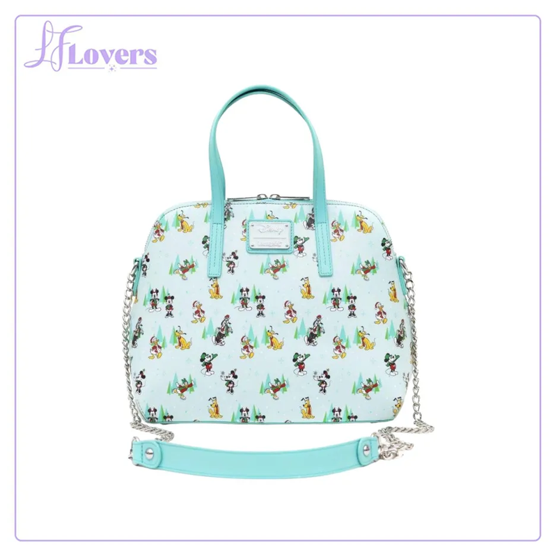 Load image into Gallery viewer, Loungefly Disney Sensational Six All Over Print Crossbody Bag
