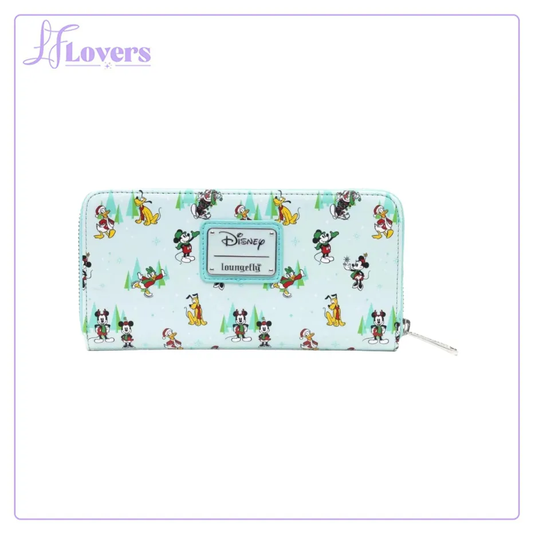 Loungefly Disney Sensational Six Holiday All Over Print Wallet