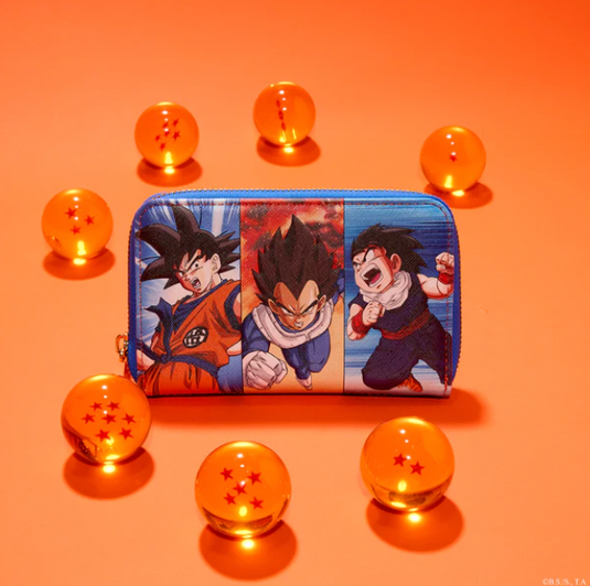Loungefly Dragon Ball Z Trio Zip Around Wallet