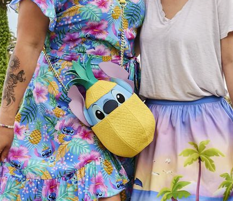 Load image into Gallery viewer, Stitch Shoppe Lilo and Stitch Figural Pineapple Crossbody Bag - LF Lovers
