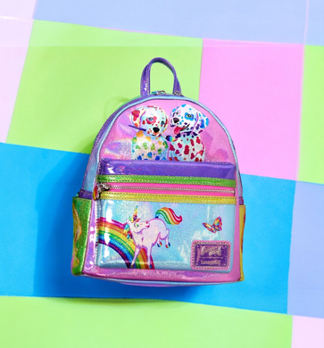 Loungefly Lisa Frank Colour Block Mini Backpack - LF Lovers