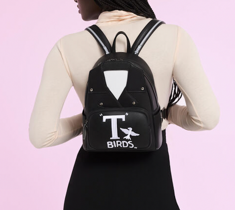Load image into Gallery viewer, Loungefly Paramount Grease T-Birds Cosplay Mini Backpack - PRE ORDER
