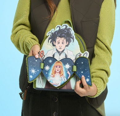 Loungefly Twentieth Century Studios Edward Scissorhands Sherpa Mini Backpack - PRE ORDER
