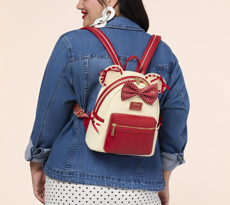Load image into Gallery viewer, Loungefly Disney Minnie Mouse Rocks The Dots Mini Backpack - PRE ORDER
