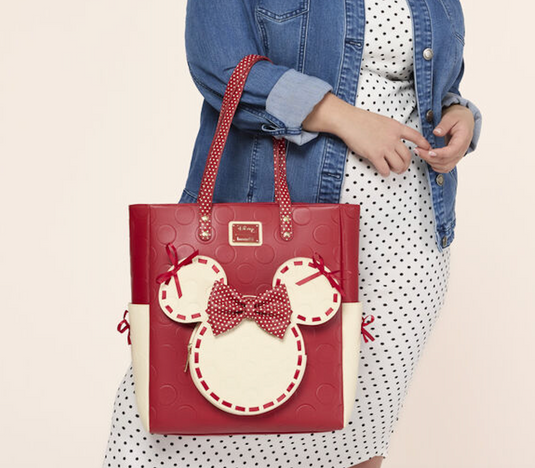 Loungefly Minnie Rocks The Dots Tote Bag - PRE ORDER