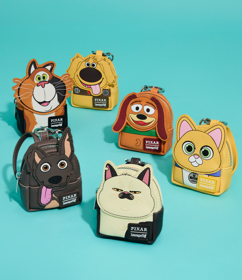 Load image into Gallery viewer, Loungefly Disney Pixar Dogs &amp; Cats Mystery Mini Backpack Keychain Charm - PRE ORDER - LF Lovers
