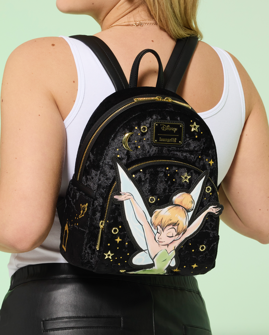 Loungefly Disney Tinker Bell Pixie Dust Velvet Mini Backpack– LF Lovers