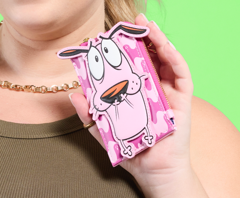 Load image into Gallery viewer, Loungefly Courage the Cowardly Dog Card Holder - Preorder
