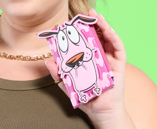 Loungefly Courage the Cowardly Dog Card Holder - Preorder