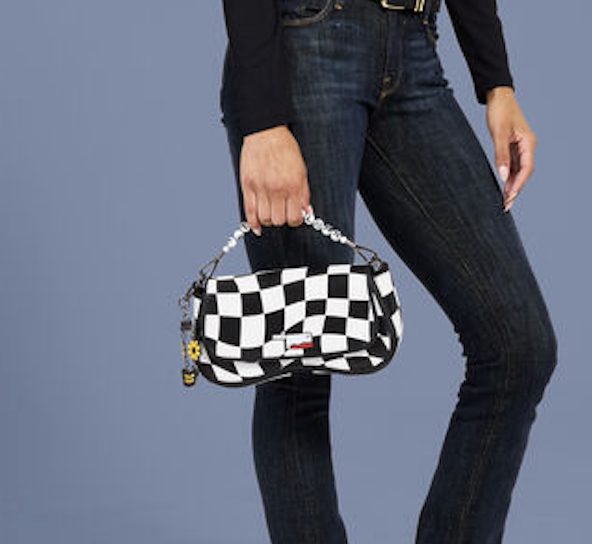Load image into Gallery viewer, Loungefly Terrifier Art the Clown Checkered Crossbody Bag - Preorder
