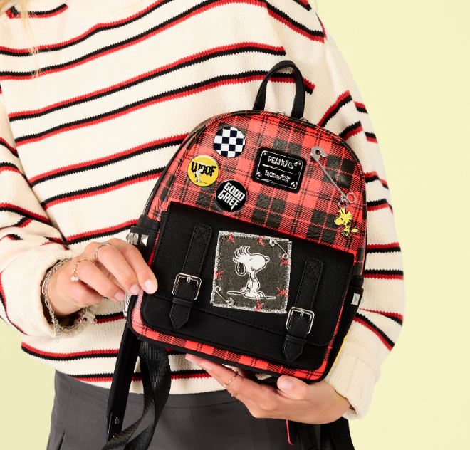 Load image into Gallery viewer, Loungefly Peanuts Snoopy Grunge Mini Backpack - Preorder
