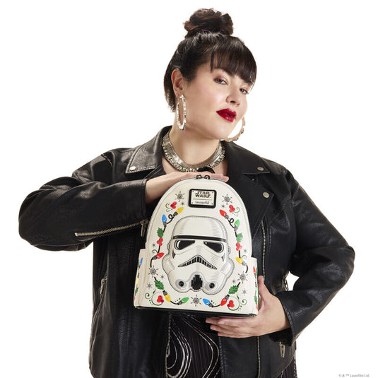 Loungefly Star Wars Stormtrooper Holiday Mini Backpack - PRE ORDER