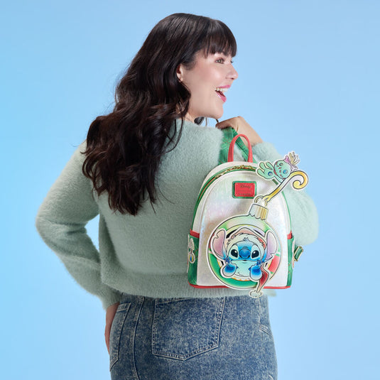 Loungefly Disney Lilo And Stitch Holiday Mini Backpack - PRE ORDER