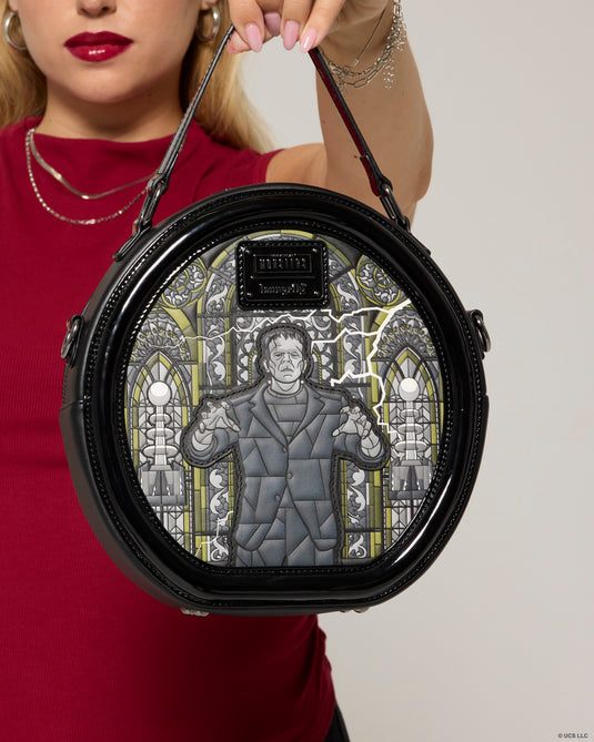 Loungefly Universal Monsters Dracula & Frankenstein Crossbody Bag - PRE ORDER