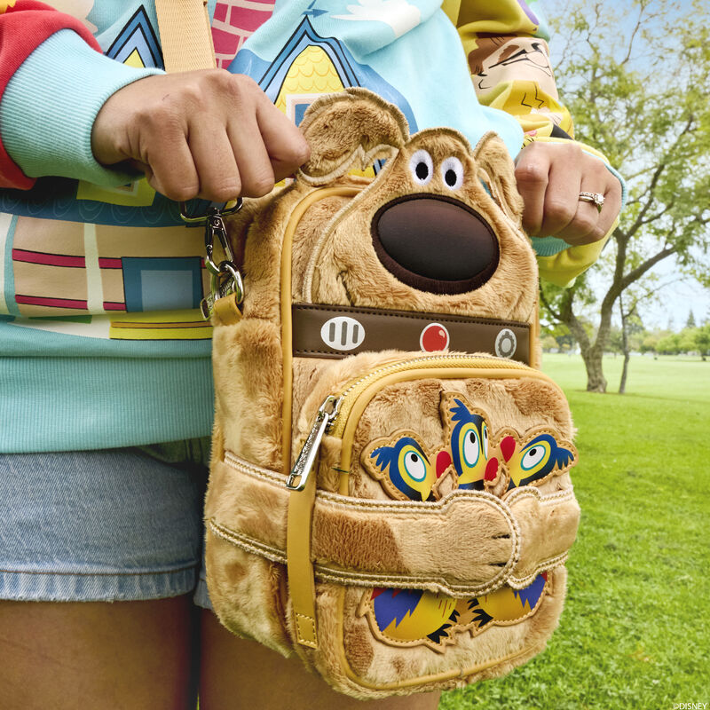 Load image into Gallery viewer, Loungefly Pixar Up 15th Anniversary Dug Crossbuddies Bag - LF Lovers
