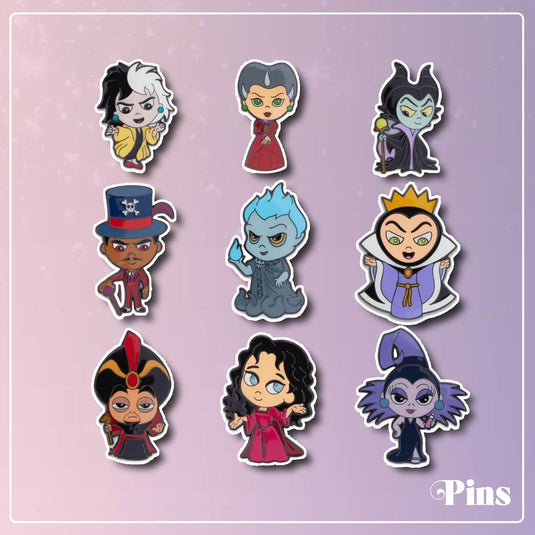 LF Lovers Exclusive - Loungefly Disney Villains Collector Pins
