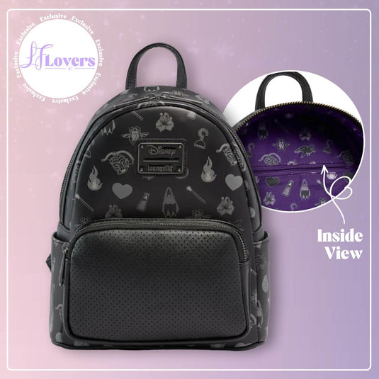 Disney Villains Pins Loungefly Mini Backpack