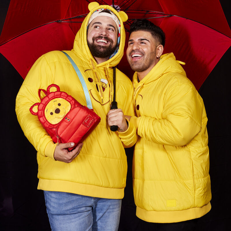 Load image into Gallery viewer, Loungefly Disney Winnie the Pooh Puffer Jacket Cosplay Mini Backpack
