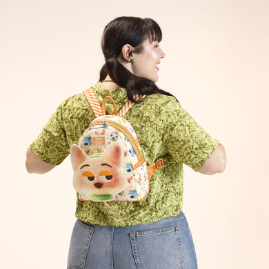 Loungefly Disney Zootopia 2 Nick Wilde Cosplay AOP Mini Backpack - PRE ORDER