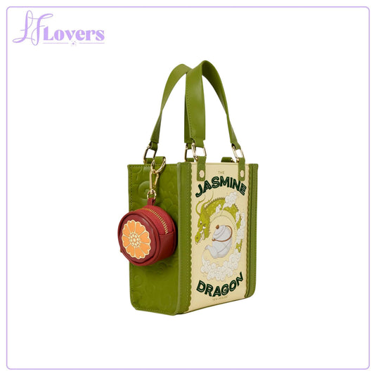 Loungefly Avatar: The Last Airbender Jasmine Dragon Tote Crossbody Bag with Coin Bag - Preorder