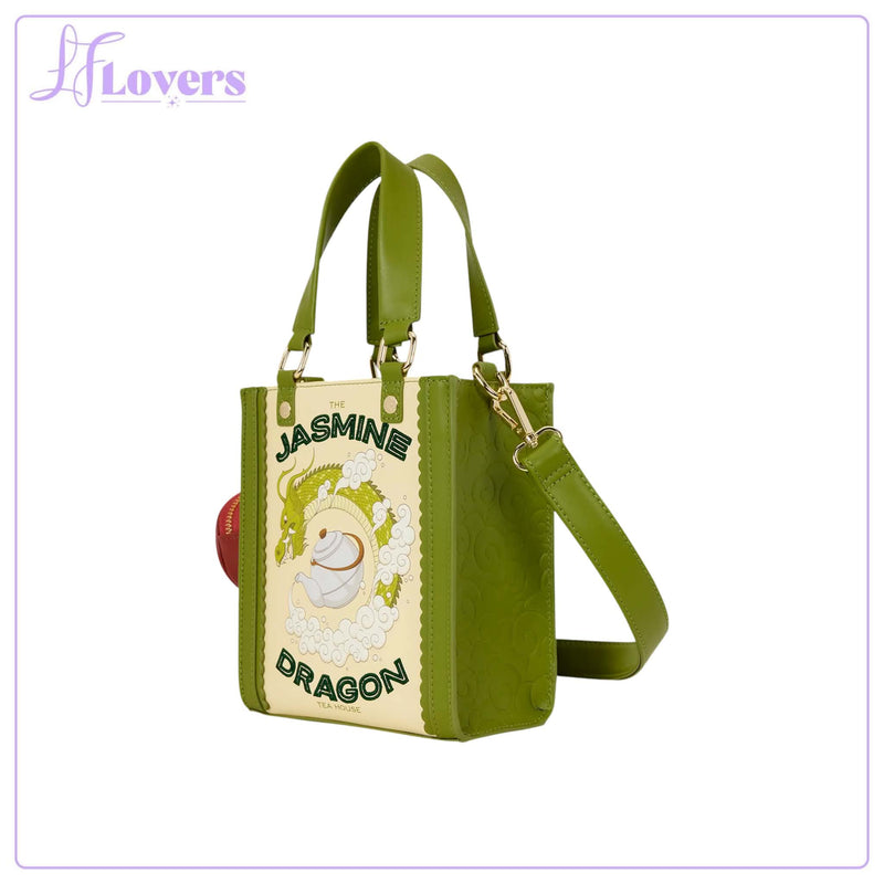 Load image into Gallery viewer, Loungefly Avatar: The Last Airbender Jasmine Dragon Tote Crossbody Bag with Coin Bag - Preorder
