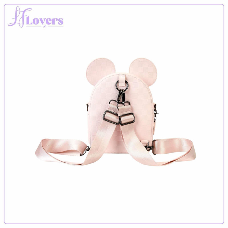 Load image into Gallery viewer, Loungefly Disney Minnie Ear Evergreen Convertible Crossbody - LF Lovers
