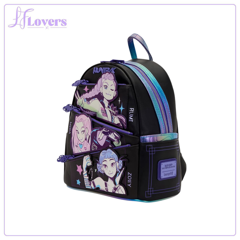 Load image into Gallery viewer, Loungefly Netflix K-Pop Demon Hunters Huntrix Mini Backpack
