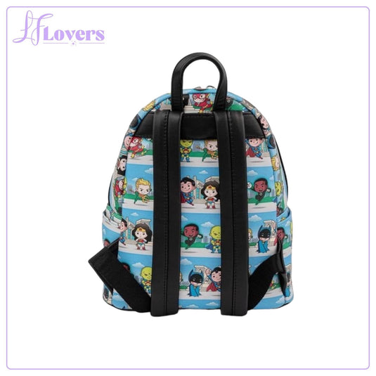Loungefly DC Superheroes Chibi Lineup Mini Backpack - LF Lovers