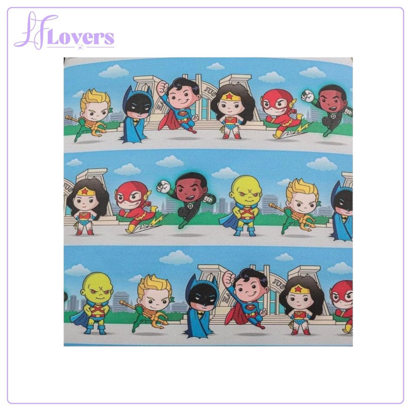 Load image into Gallery viewer, Loungefly DC Superheroes Chibi Lineup Mini Backpack - LF Lovers
