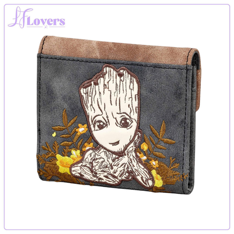 Load image into Gallery viewer, Loungefly Marvel Guardians of the Galaxy Groot Mini Wallet - EMEA Exclusive
