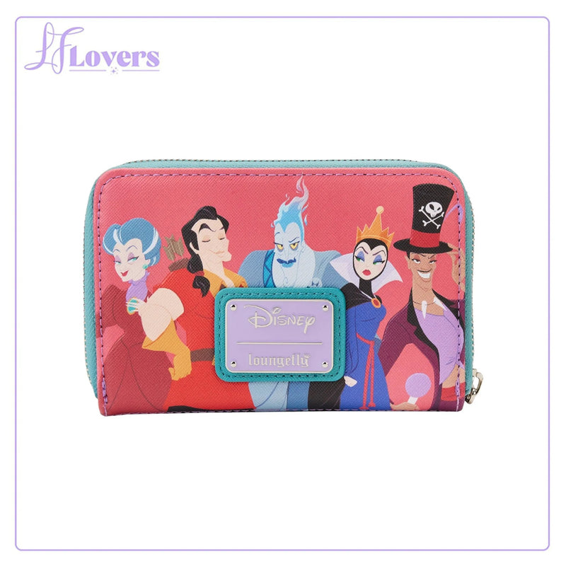 Load image into Gallery viewer, Loungefly Disney Villains Colour Block Zip Around Wallet - LF Lovers
