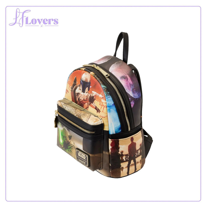 Load image into Gallery viewer, Loungefly Star Wars Episode Two Attack of the Clones Scene Mini Backpack - LF Lovers
