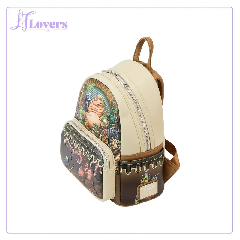 Load image into Gallery viewer, Loungefly Star Wars Return of the Jedi 40th Anniversary Jabbas Palace Mini Backpack - LF Lovers
