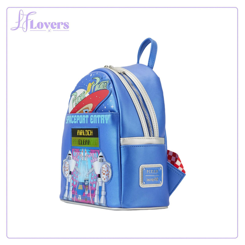 Load image into Gallery viewer, Loungefly Pixar Toy Story Pizza Planet Space Entry Mini Backpack
