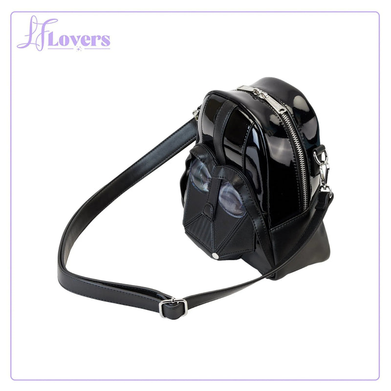 Load image into Gallery viewer, Loungefly Star Wars Darth Vader Figural Helmet Crossbody
