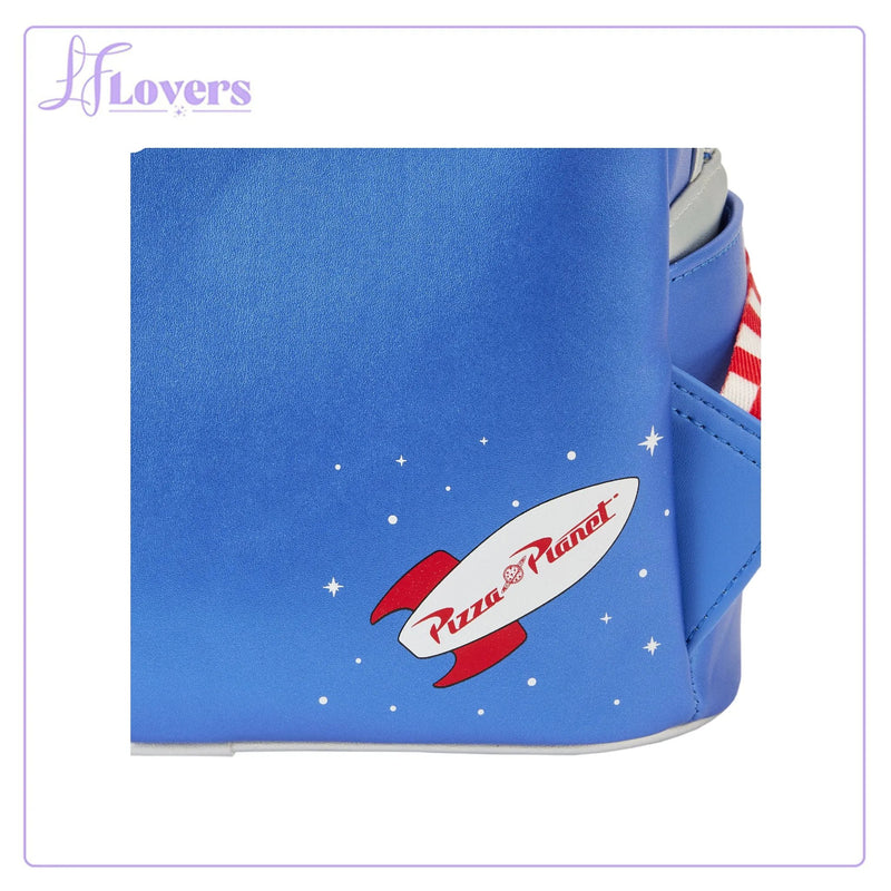 Load image into Gallery viewer, Loungefly Pixar Toy Story Pizza Planet Space Entry Mini Backpack
