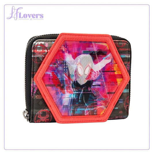 Loungefly Marvel Across The Spiderverse Lenticular Zip Around Wallet