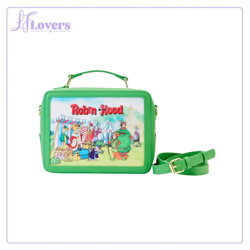 Load image into Gallery viewer, Loungefly Disney Robin Hood Lunchbox Crossbody Bag
