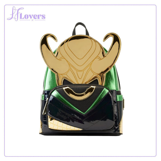 Loungefly Marvel Shine Loki Mini Backpack