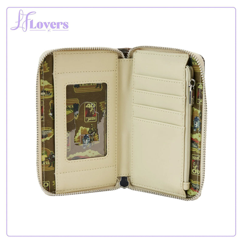 Load image into Gallery viewer, Loungefly Star Wars Return of the Jedi 40th Anniversary Jabbas Palace Zip Around Wallet

