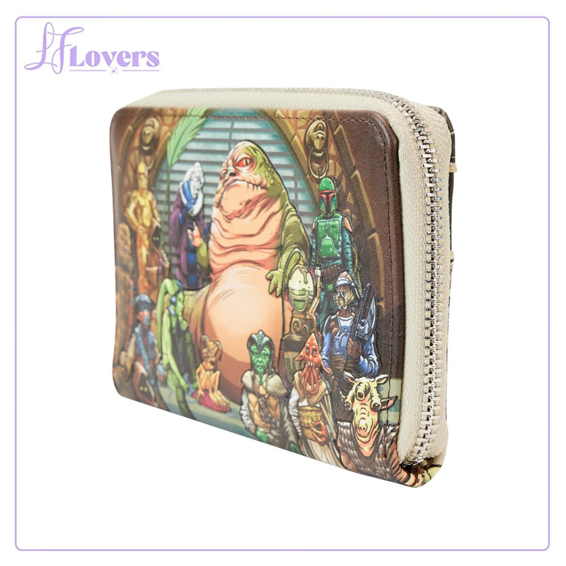Load image into Gallery viewer, Loungefly Star Wars Return of the Jedi 40th Anniversary Jabbas Palace Zip Around Wallet
