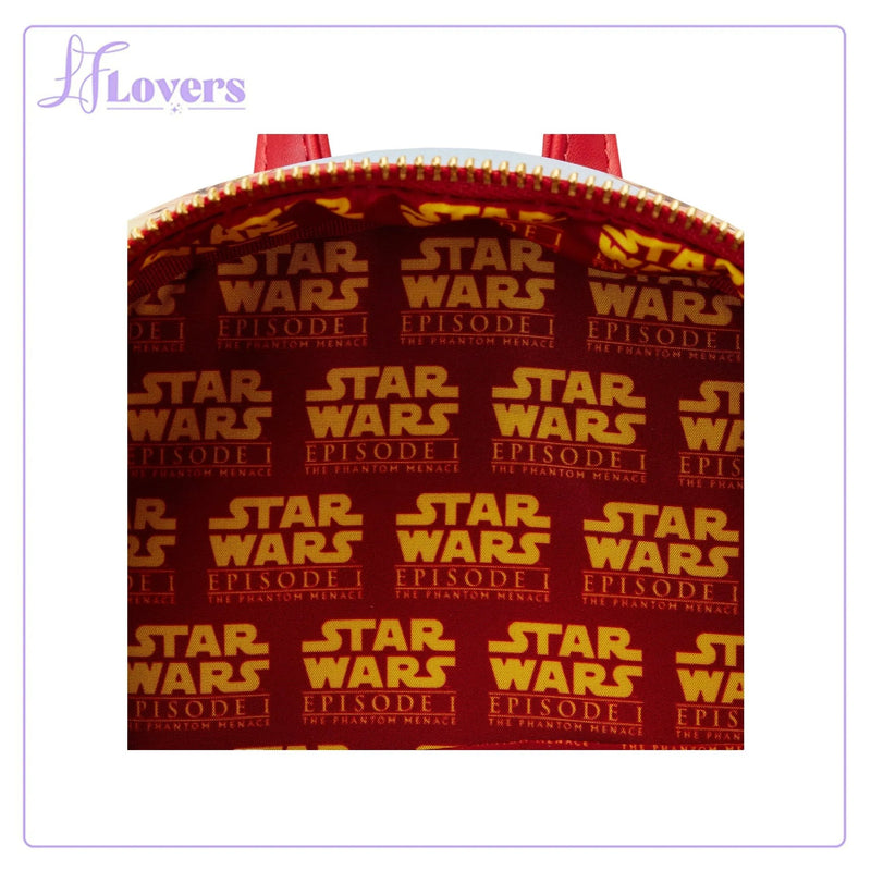 Load image into Gallery viewer, Loungefly Star Wars Scenes Series Phantom Menace Mini Backpack - LF Lovers
