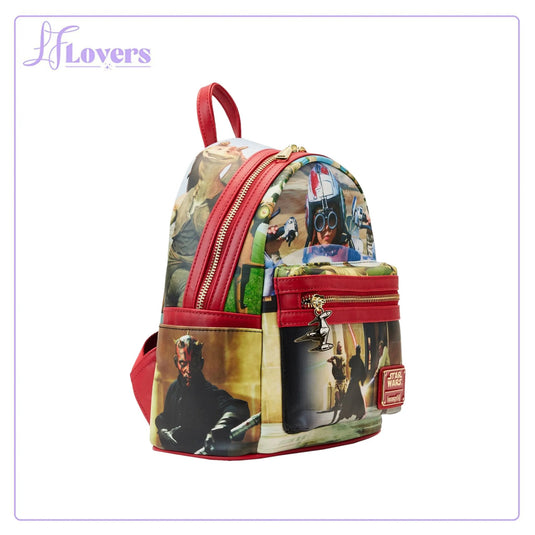 Loungefly Star Wars Scenes Series Phantom Menace Mini Backpack - LF Lovers