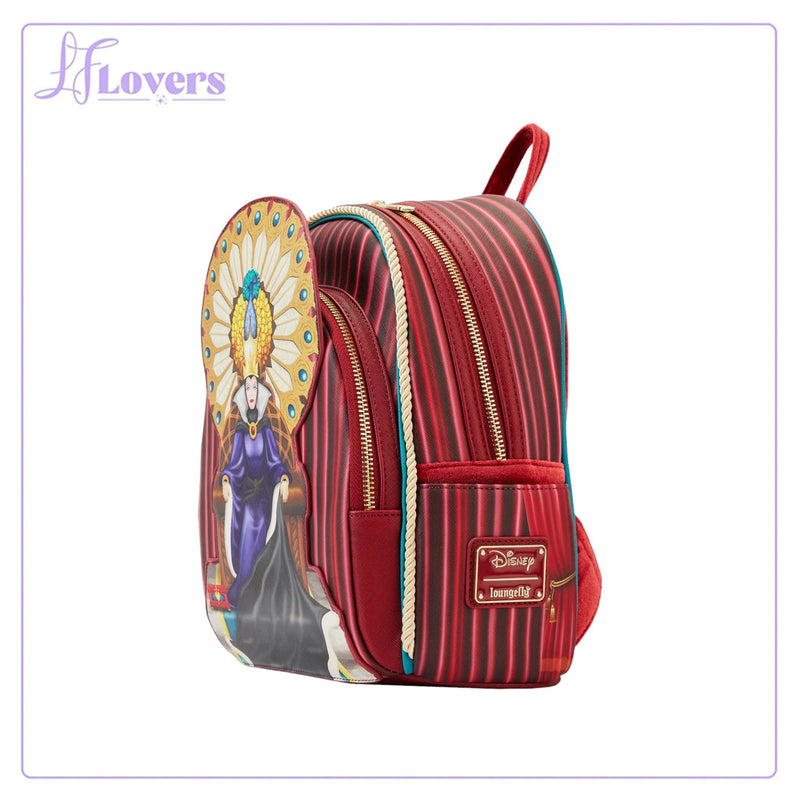 Load image into Gallery viewer, Loungefly Disney Snow White Evil Queen Throne Mini Backpack
