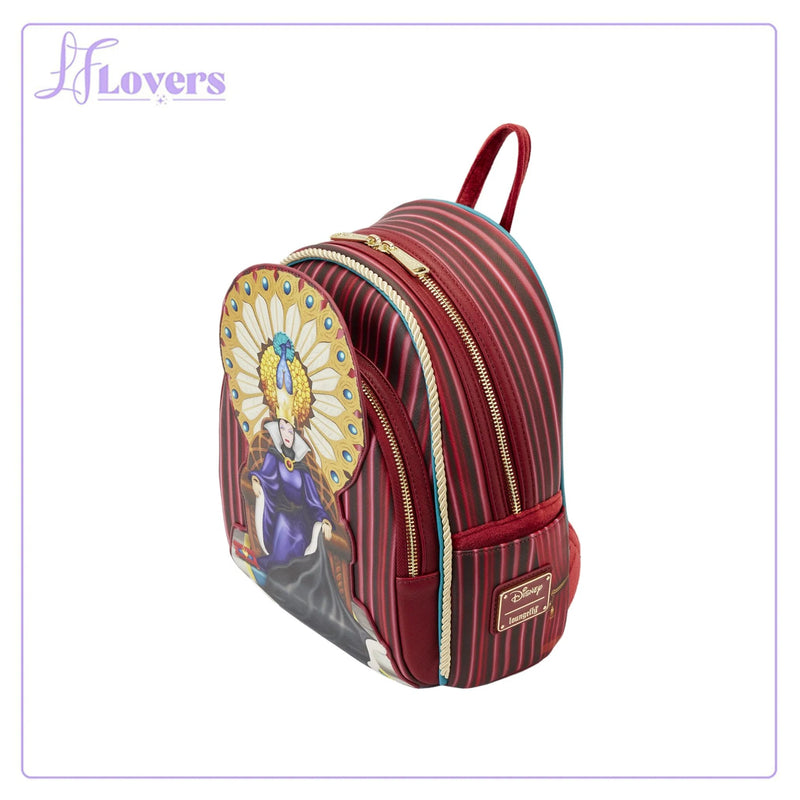 Load image into Gallery viewer, Loungefly Disney Snow White Evil Queen Throne Mini Backpack
