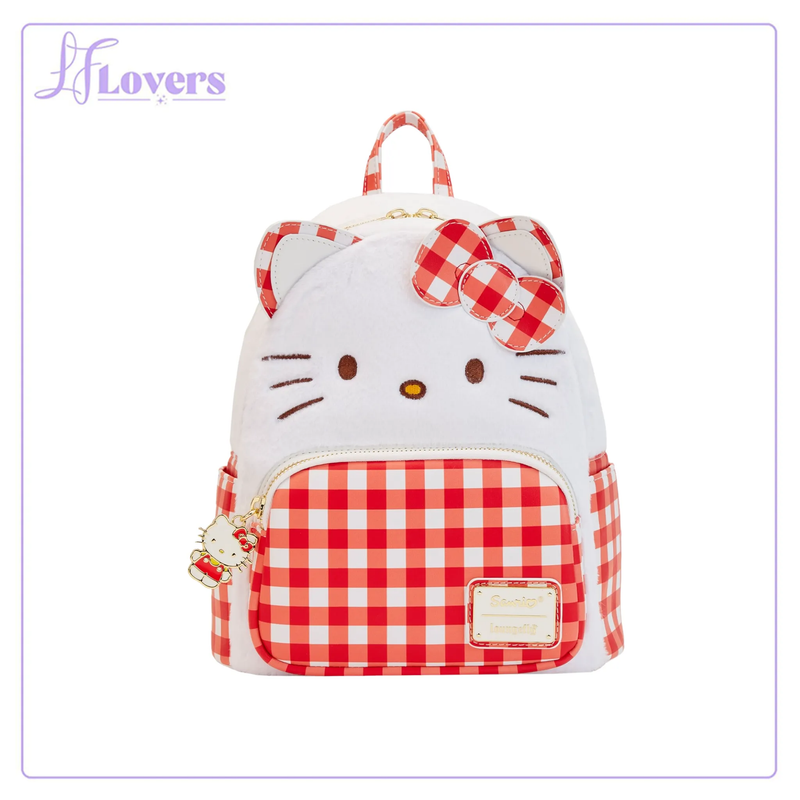 Load image into Gallery viewer, Loungefly Sanrio Hello Kitty Gingham Cosplay Backpack - LF Lovers
