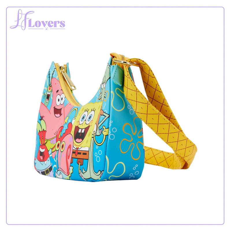 Load image into Gallery viewer, Loungefly Nickelodeon Spongebob Squarepants Group Shot Crossbody
