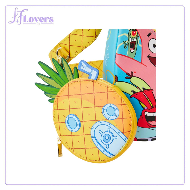 Load image into Gallery viewer, Loungefly Nickelodeon Spongebob Squarepants Group Shot Crossbody
