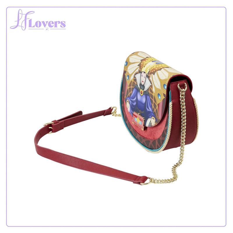 Load image into Gallery viewer, Loungefly Disney Snow White Evil Queen Throne Crossbody

