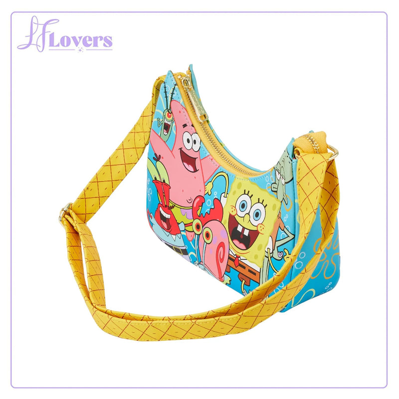 Load image into Gallery viewer, Loungefly Nickelodeon Spongebob Squarepants Group Shot Crossbody
